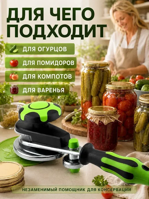 бан3 Закаточная машинка автомат для банок и крышек, вариант