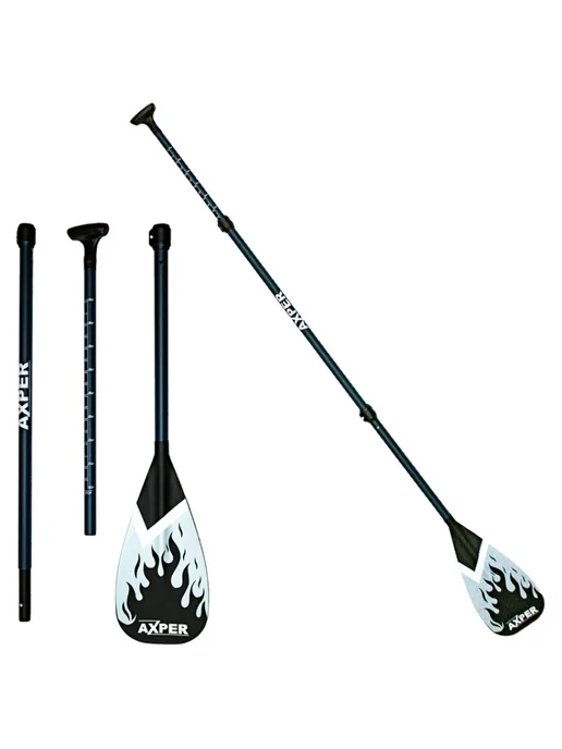 AXPER Весло для SUP PRO Fiberglass Nylon, черный, фото 4