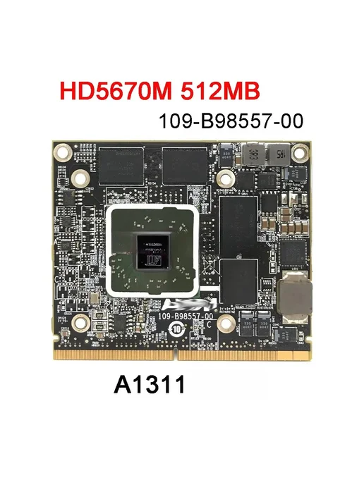 Нет бренда Видеокарта для iMac HD5670M 2010 512MB, HD5670M 2010 512MB
