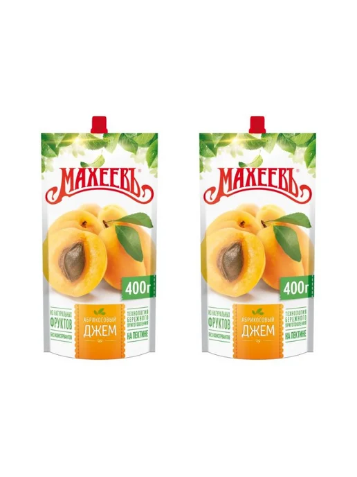 МахеевЪ Джем Абрикосовый 400 г, 2 шт, 400 г, 2 шт
