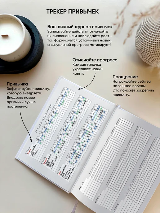 Zero Point Планер ежедневник недатированный маленький А6, вариант, фото 8