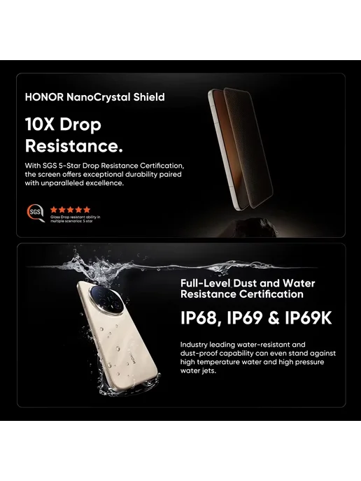 Смартфон HONOR Magic8 Pro 12/512 ГБ, желтый, фото 7