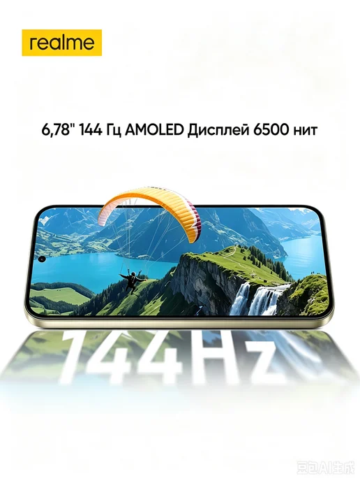 Смартфон realme 16 Pro 12/12 ГБ, золотой, фото 3