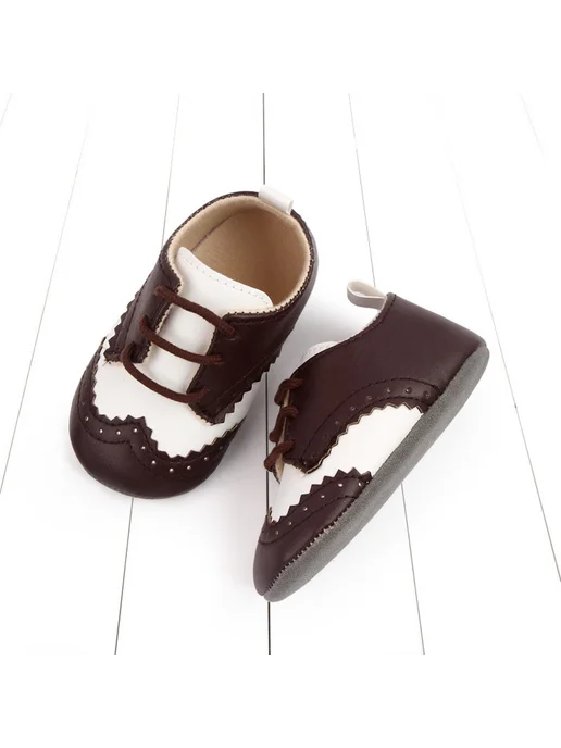 Kidsun Пинетки для новорожденных, коричневый, фото 4