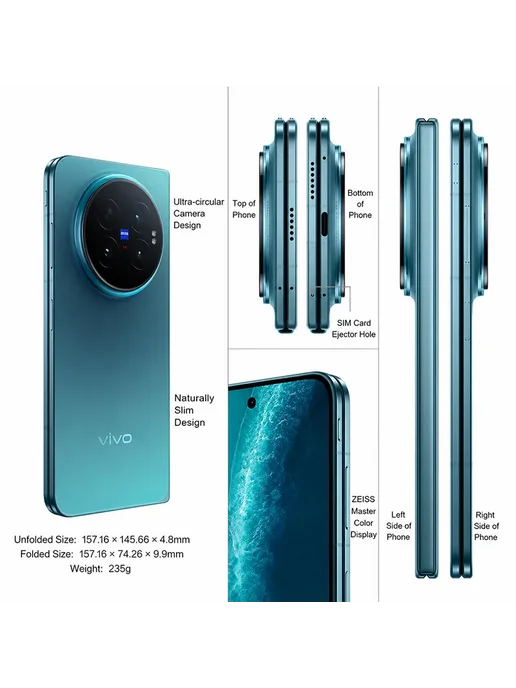 Смартфон vivo X Fold6 16/512 ГБ, черный, фото 4