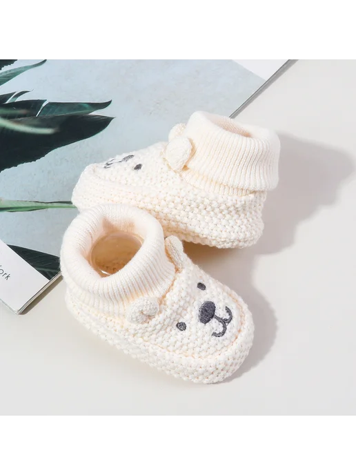 Kidsun Пинетки для новорожденных, оранжевый, фото 3