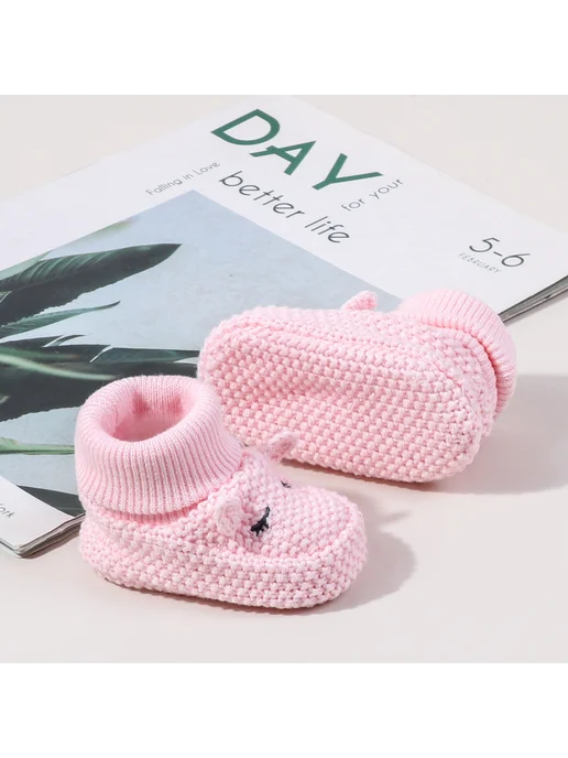 Kidsun Пинетки для новорожденных, розовый, фото 2
