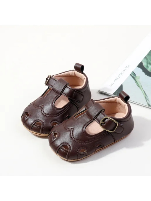 Kidsun Пинетки для новорожденных, коричневый, фото 2