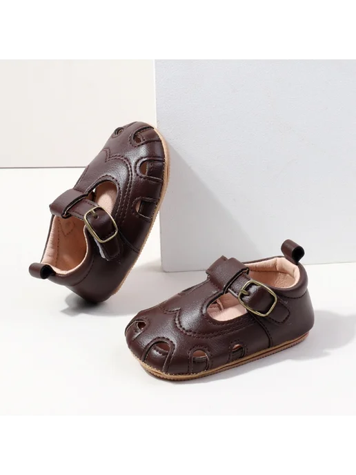 Kidsun Пинетки для новорожденных, коричневый, фото 3