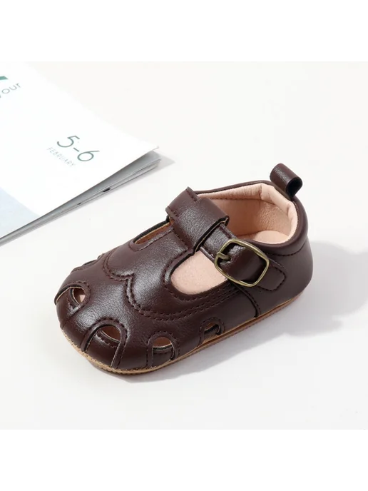Kidsun Пинетки для новорожденных, коричневый, фото 5
