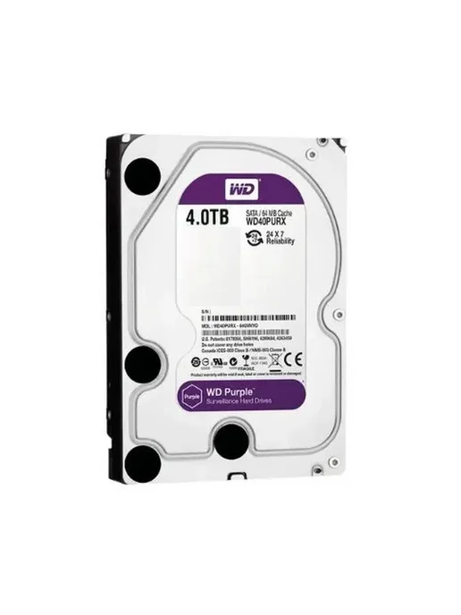 4Tb Жесткий диск Purple WD40PURX SATA 6Gb s, 64MB Cache, 4 ТБ, 6 ГБ, фото 2