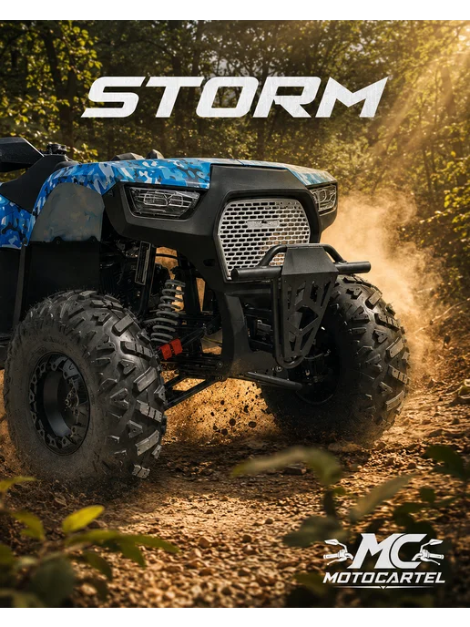 МОТОВЫГОДА Квадроцикл 125см³ "STORM" Бензиновый, вариант, фото 3
