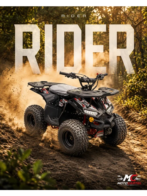 МОТОВЫГОДА Квадроцикл "RIDER" 110см³ Бензиновый, вариант
