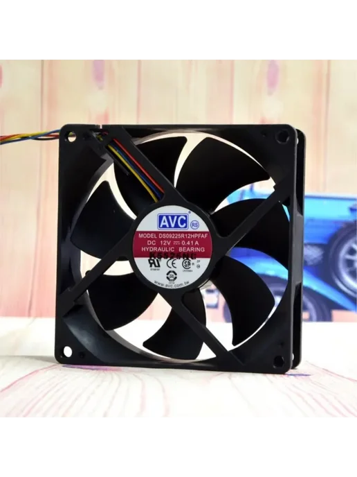 GTVGF Кулер-радиатор для процессоров AVC DS09225R12HPFAF, 90x90x25, 90x90x25, фото 2
