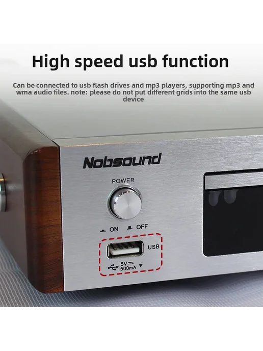 Nobsound DV-525 DVD535 DV935 DVD плеер для дома DVD525, DVD525, фото 3