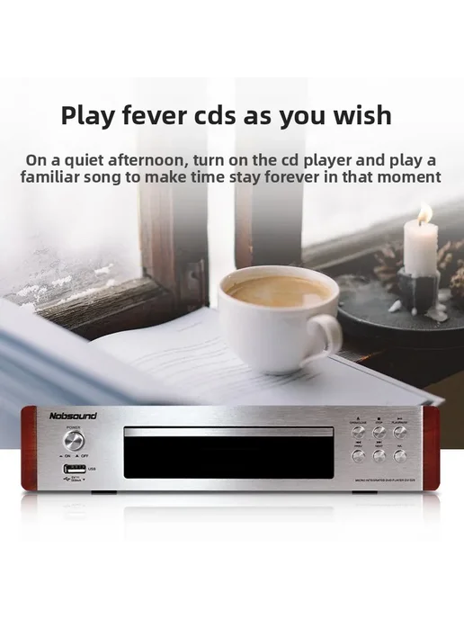 Nobsound DV-525 DVD535 DV935 DVD плеер для дома DVD525, черный, фото 5