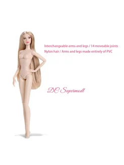 Нет бренда Кукла DCSupermodel 2-го поколения Fair skin-straight