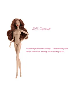 Нет бренда Кукла DCSupermodel 2-го поколения Normal skin-curly