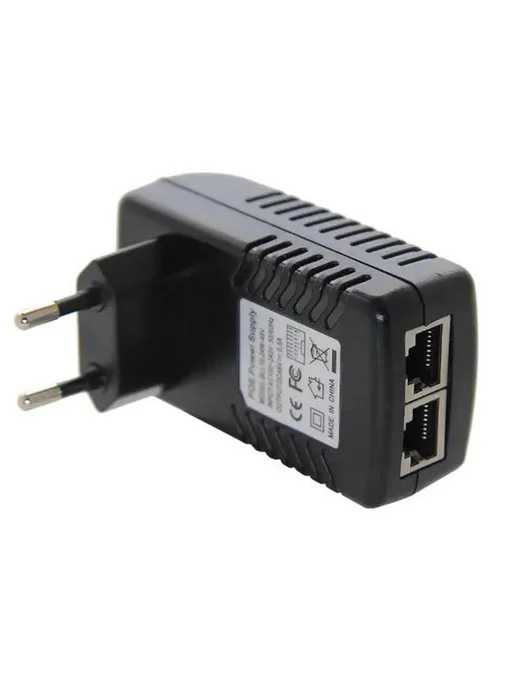 ATOM network PoE инжектор AN-48V0.5А, черный, фото 2