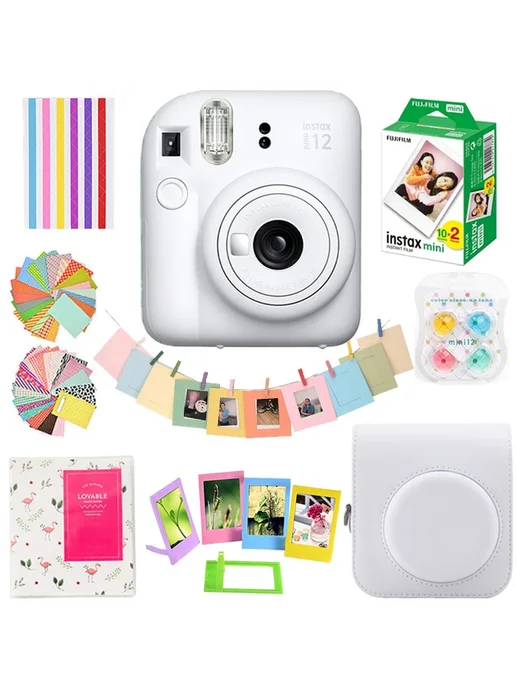 FUJIFILM Instax Mini 12 в 5 цветах Белый, White accessory b, белый