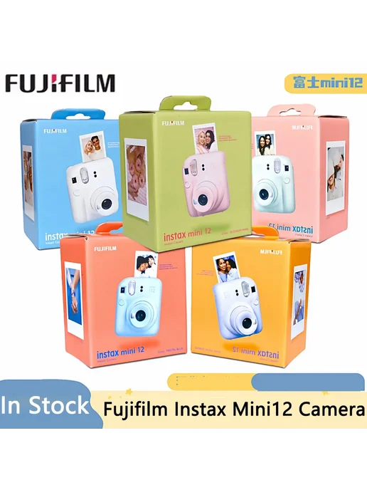 FUJIFILM Instax Mini 12 в 5 цветах Голубой, Blue 40 Sheets, голубой, фото 2