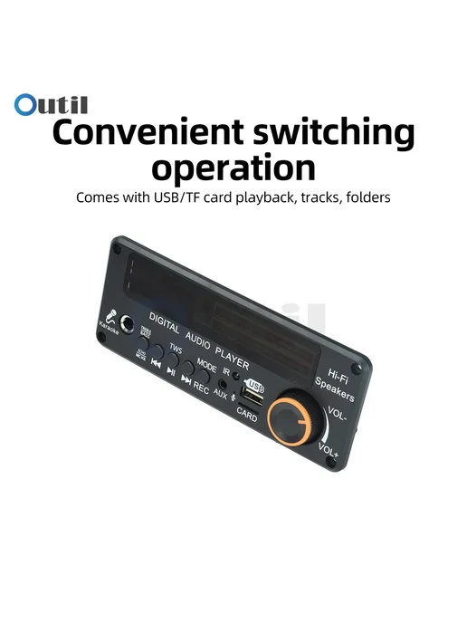 Aideepen Bluetooth MP3-плеер 5.3 B, вариант, фото 6
