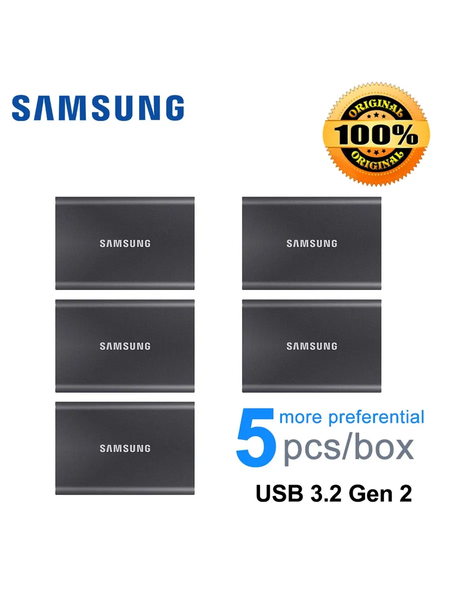 SSD Portable NVMe USB 3.2 Gen 2x2 Type-C 1TB 2TB 4TB Samsung 1351477641 купить в интернет‑магазине Wildberries