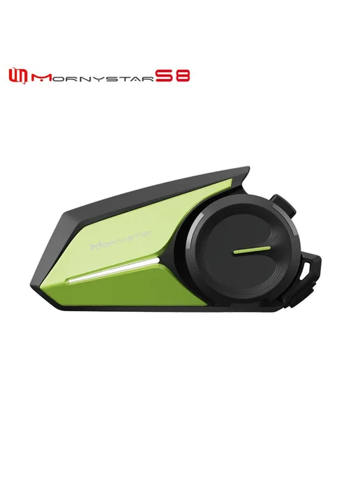 MORNYSTAR Гарнитура S8 Интерком Bluetooth Green, зеленый