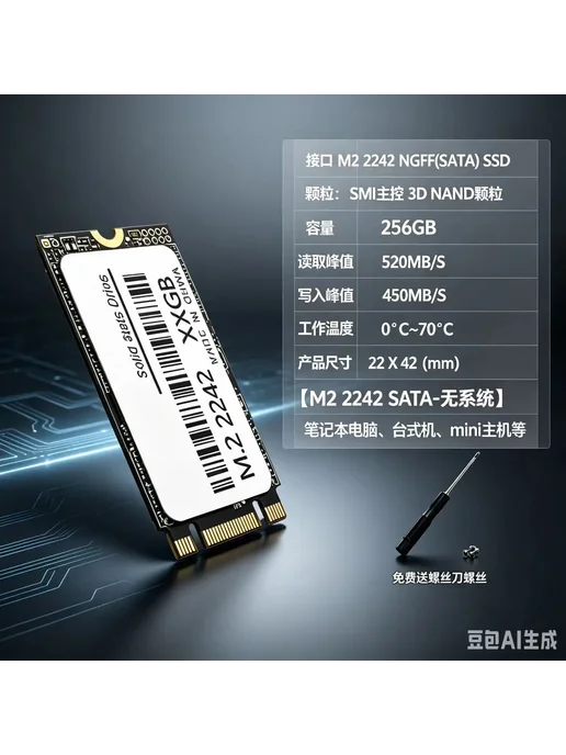 Нет бренда SSD SMI 256 ГБ для ноутбуков, 256 ГБ