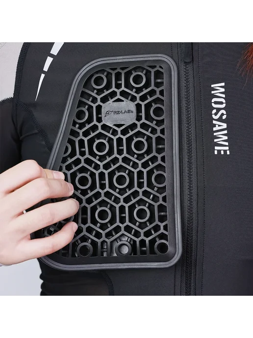 WOSAWE Защитная мотоциклетная куртка Hip Pads, оранжевый, фото 3