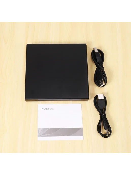 Нет бренда Портативный внешний CD-DVD привод N24R-USB 2.0, вариант, фото 4