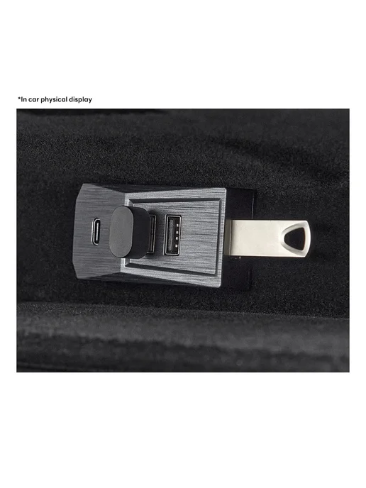 TESY USB-хаб док-станция для Tesla Model Y L3 Highland Beige, бежевый, фото 3