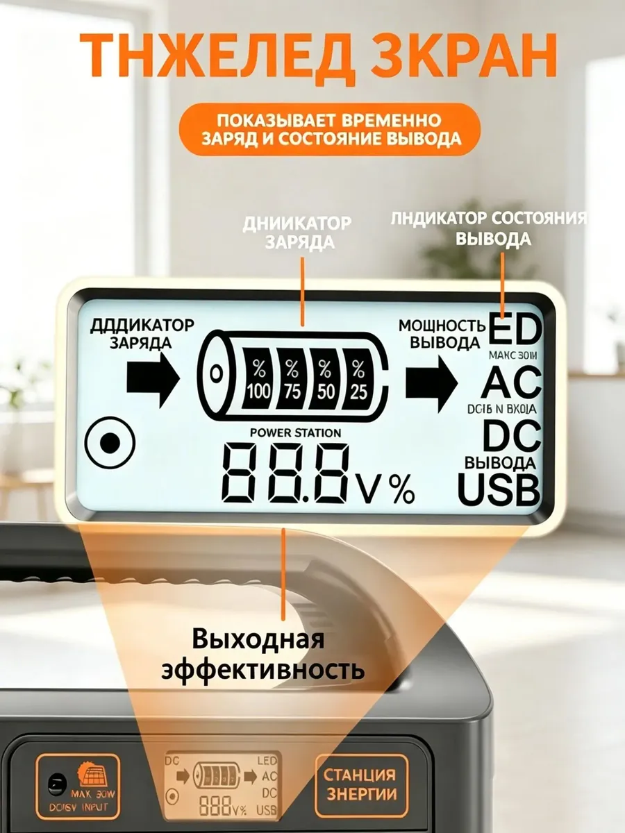 Портативная автономная электростанция аккумуляторная — фото 2