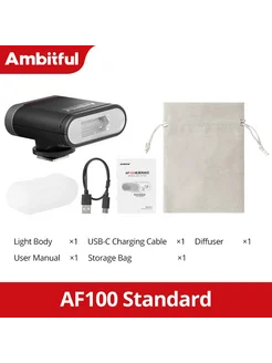 AMBITFUL Вспышка AF100 Mini для камер Sony Canon Nikon