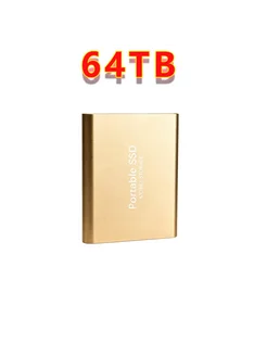 Нет бренда Портативный SSD Samsung 256 ТБ USB 3.1 Type-C Бежевый, Gd-64