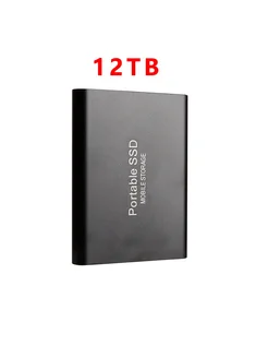 Нет бренда Портативный SSD 256TB, черный