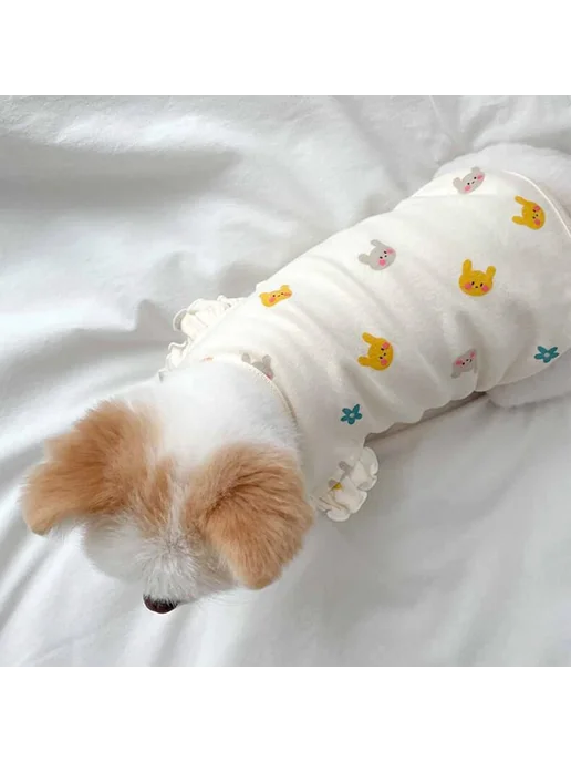 Нет бренда Полиэстер жилет для собак и кошек S M L XL, белый, фото 4