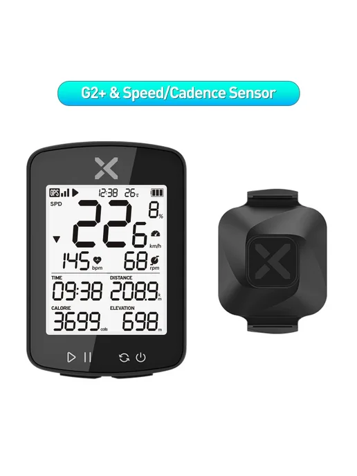 Xoss G2 Plus велокомпьютер GPS G2P Combo 1, вариант
