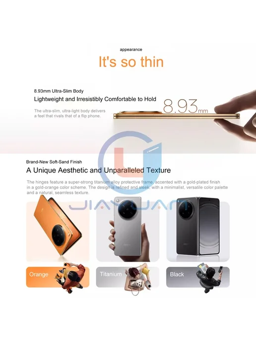 Смартфон OPPO Find N6 16/256 ГБ, черный, фото 3
