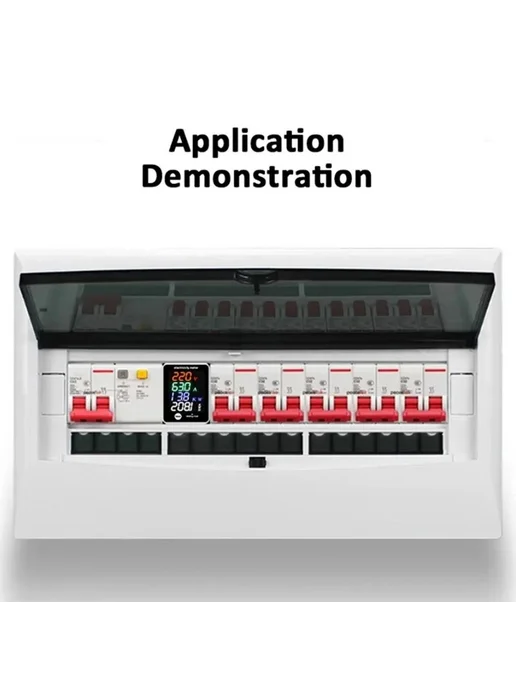 Электросчетчик ZS-6035VAKW цифровой LED белый, белый, фото 4