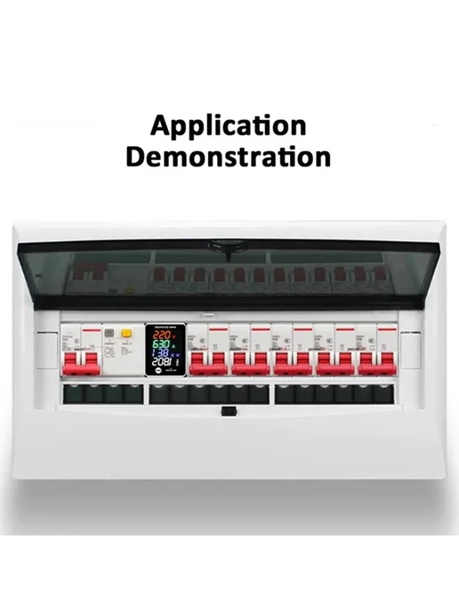 Электросчетчик ZS-6035VAKW цифровой LED белый, белый, фото 6