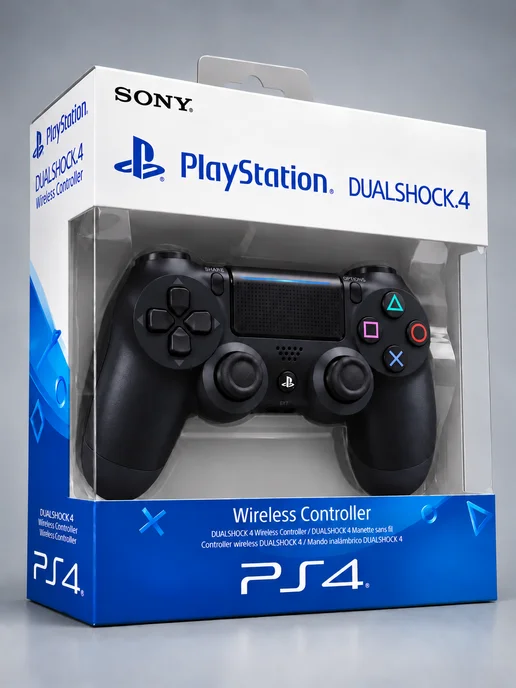 Геймпад Playstation 4, черный, фото 3