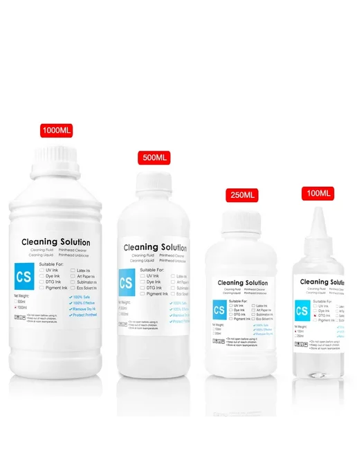 OCBESTJET Жидкость для очистки печатающих головок DTG 500ML, 500ML, фото 3
