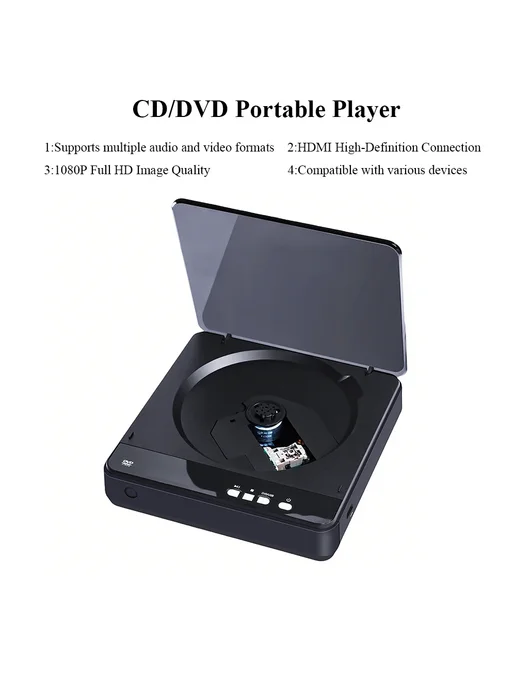 Nobsound DVP-3G Портативный CD DVD-плеер, 3 г, фото 2