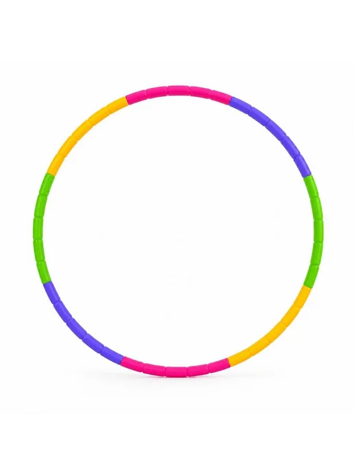 Пластиковый разборный хулахуп для фитнеса и гимнастики 65см, вариант, фото 2