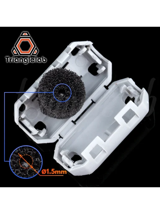 Trianglelab Фильтр-блок для филамента 1.75 мм, черный, 5 шт, фото 4