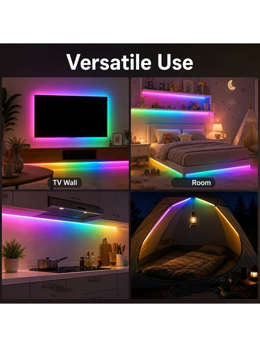 saimili Саимили RGB светодиодная лента 5В Bluetooth 3m, 3m, фото 4