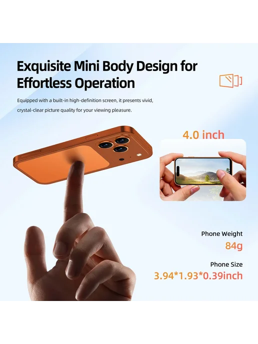 Смартфон SERVO S4pro Mini Pocket 2/16 ГБ, черный, фото 3