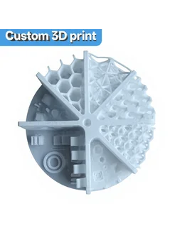 Нет бренда Услуги 3D-печати на заказ SLM (металл), SLA (смола), FDM (п