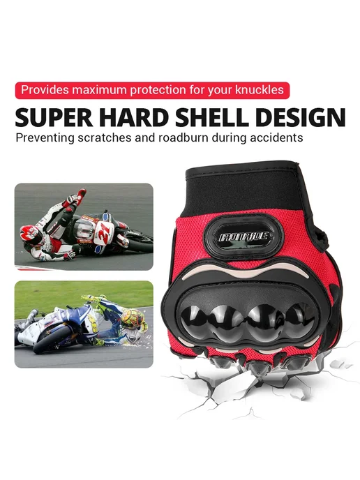 HEROBIKER Новые Летние Мотоциклетные Перчатки, Дышащие, С Защитой От П, розовый, фото 5